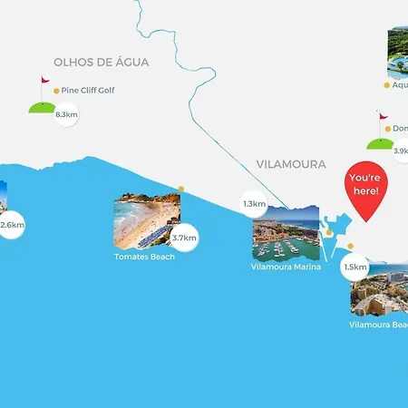 Vilamoura Garden Stay, Private Garden & Ac Apartamento